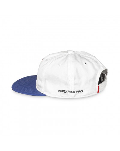 Gorra plana desestructurada Grimey Boys off white