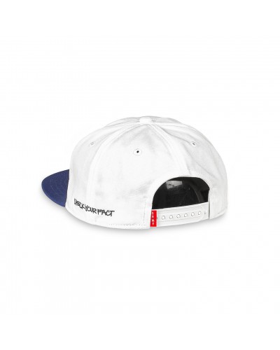 Gorra plana desestructurada Grimey Boys off white