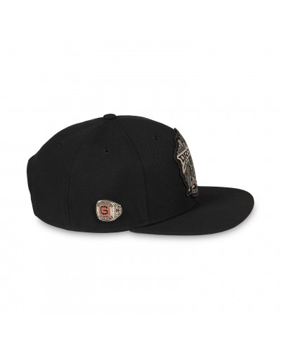 Gorra plana Grimey Deeper black