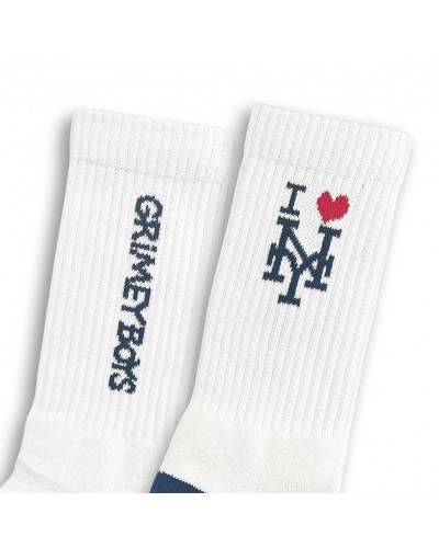 Calcetines Grimey Boys white navy