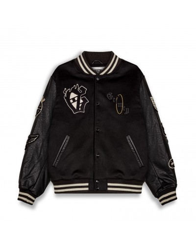 Chaqueta baseball Grimey Saoirse black