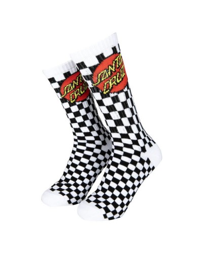 Calcetines Santa Cruz Beat Check black white