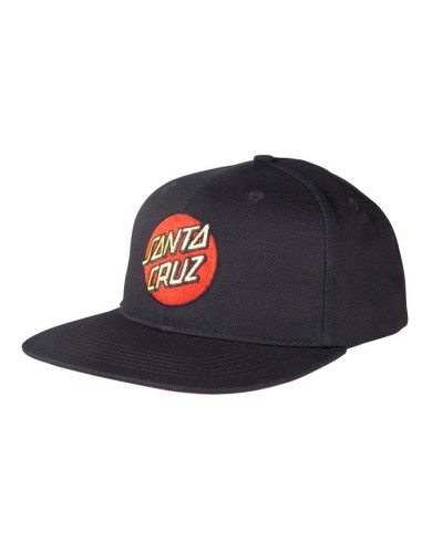 Gorra plana Santa Cruz Classic Dot black