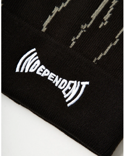 Gorro invierno Independent Lightning Stripe black