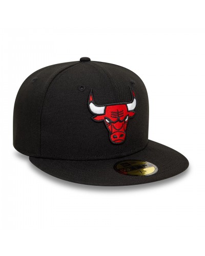 Gorra cerrada New Era 59Fifty Chicago Bulls Essential black