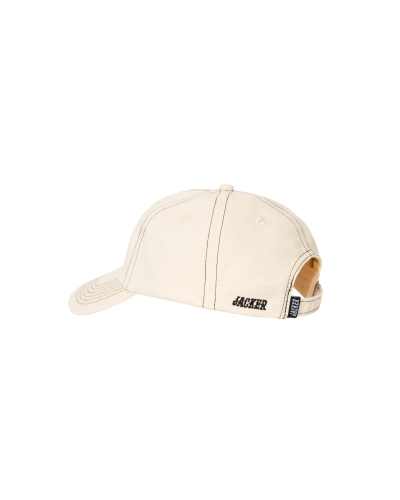 Gorra curva desestructurada Jacker Freedom Writerz beige