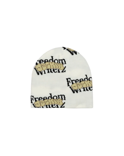 Gorro invierno Jacker Freedom Writerz beige