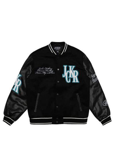 Chaqueta beisbolera Jacker Big Pharma black