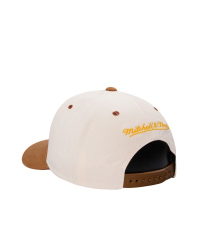 Gorra curva Mitchell & Ness Boston Bruins NHL Horizon Pro beige brown