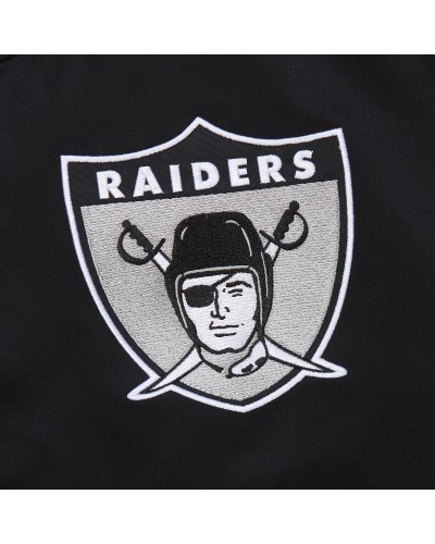 Chaqueta Mitchell & Ness Oakland Raiders Primetime heavyweight black silver