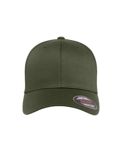 Gorra curva cerrada Flexfit olive