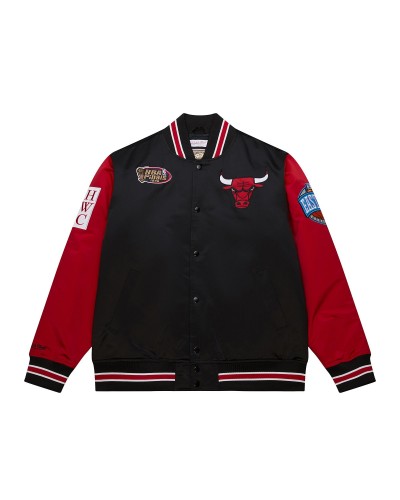 Chaqueta Mitchell & Ness Chicago Bulls Primetime heavyweight black red