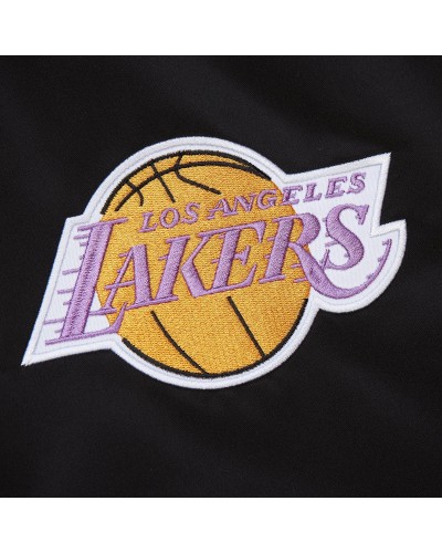 Chaqueta Mitchell & Ness Los Angeles Lakers Primetime heavyweight black yellow