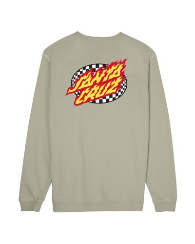 Sudadera crewneck Santa Cruz Oval Flame