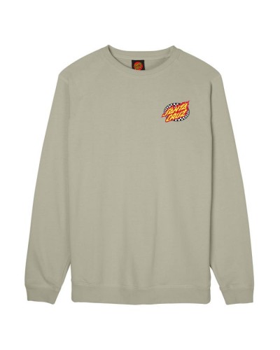 Sudadera crewneck Santa Cruz Oval Flame