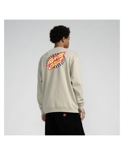 Sudadera crewneck Santa Cruz Oval Flame