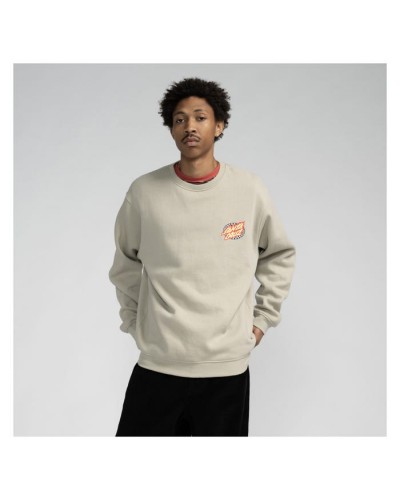 Sudadera crewneck Santa Cruz Oval Flame