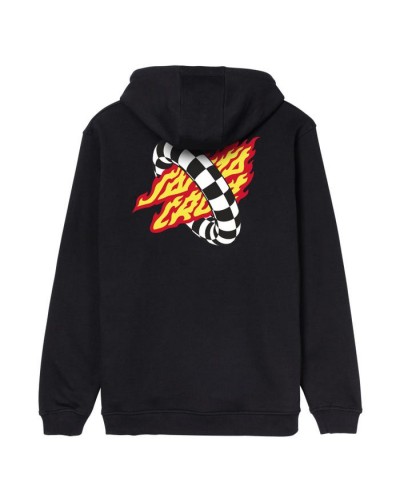 Sudadera capucha Santa Cruz Goal Flame black