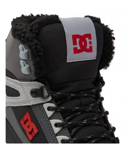 Botines DC Shoes Pure High Top WC Wnt grey black red