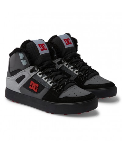 Botines DC Shoes Pure High Top WC Wnt grey black red