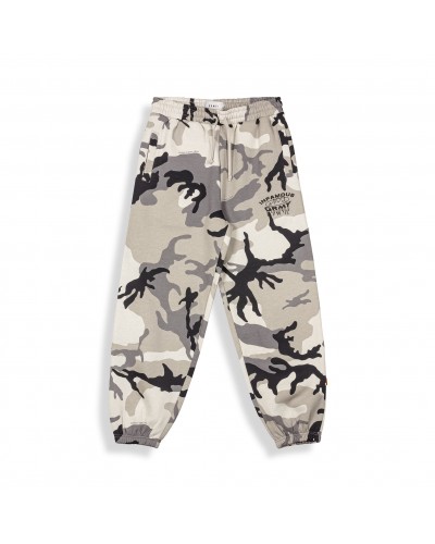 Pantalón chandal Grimey Follow the Dollar white camo