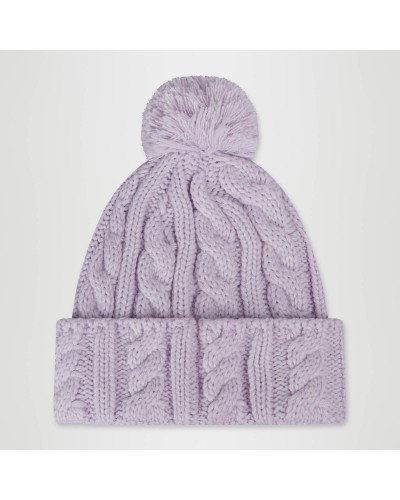 Gorro invierno pom pom Ellesse Sanga lila