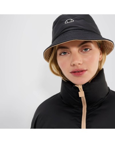 Bucket hat reversible Ellesse Putni black beige