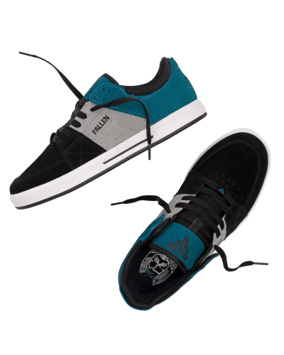 Zapatillas skate Fallen Trooper midnight green black grey