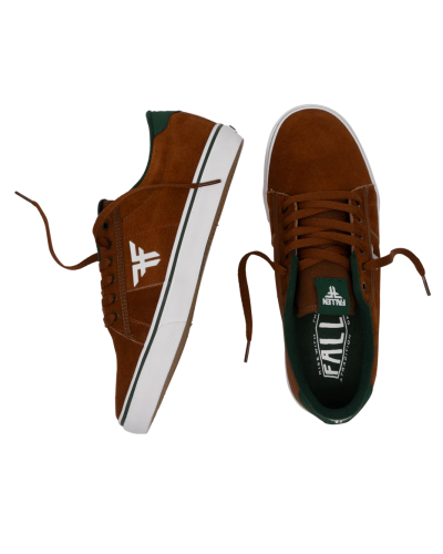 Zapatillas skate Fallen Bomber brown green