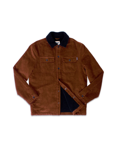 Chaqueta sobrecamisa borrego Fallen Light Lamb brown black