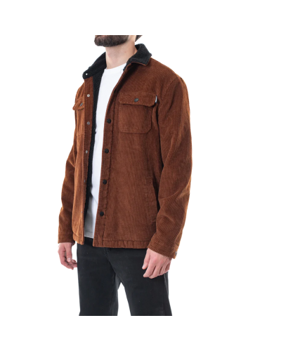 Chaqueta sobrecamisa borrego Fallen Light Lamb brown black