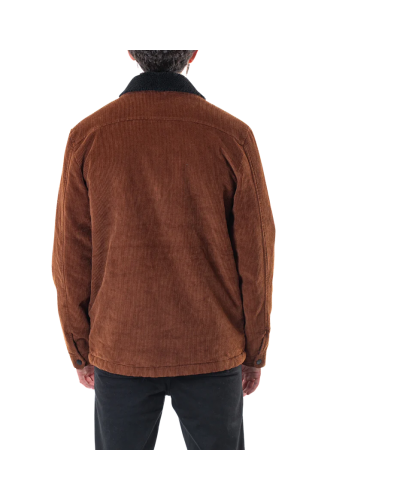 Chaqueta sobrecamisa borrego Fallen Light Lamb brown black