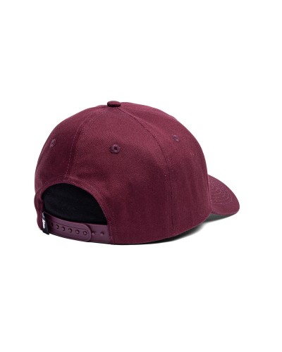 Gorra curva Fallen Insignia dark burgundy black