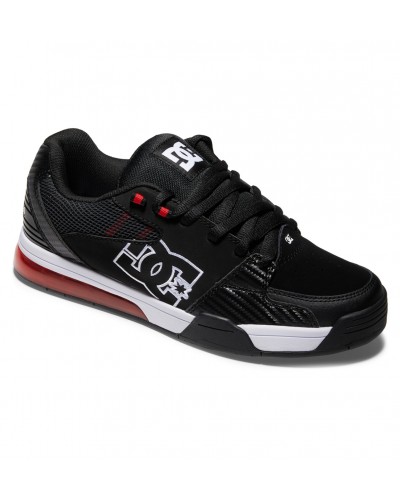 Zapatillas skate DC Shoes Versatile black white athletic red