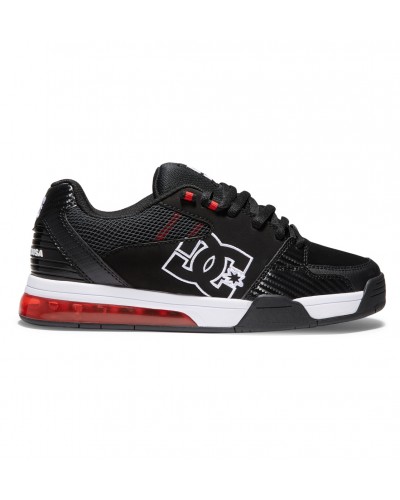 Zapatillas skate DC Shoes Versatile black white athletic red