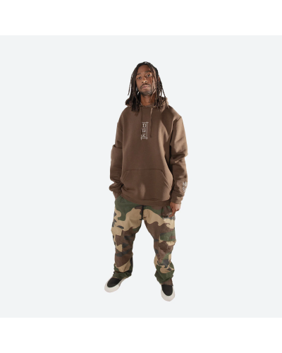 Sudadera capucha DGK Premium Clout brown