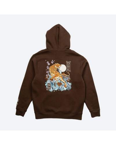 Sudadera capucha DGK Premium Clout brown