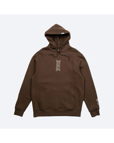 Sudadera capucha DGK Premium Clout brown