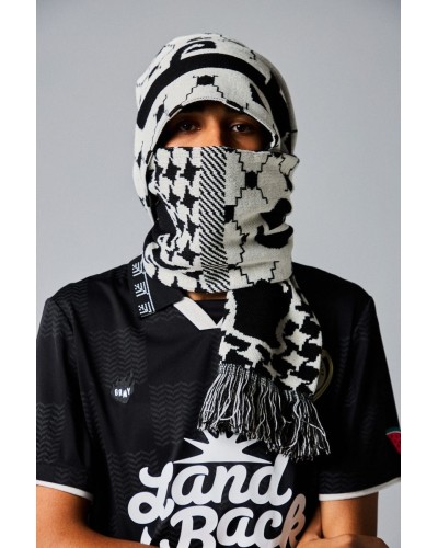 Bufanda Grimey Nablus Land black white