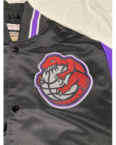 Chaqueta Mitchell & Ness Toronto Raptors Primetime heavyweight black purple