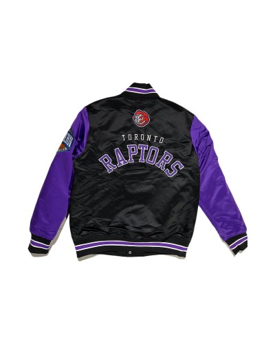 Chaqueta Mitchell & Ness Toronto Raptors Primetime heavyweight black purple