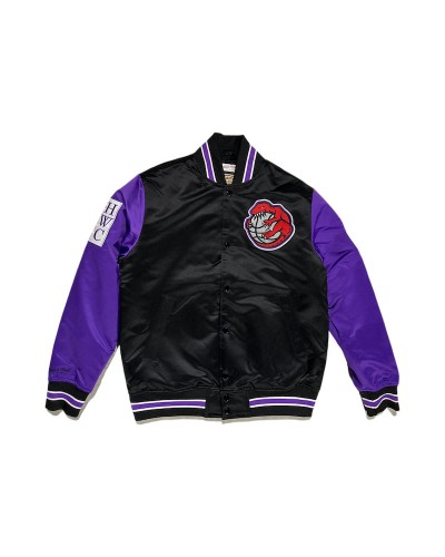 Chaqueta Mitchell & Ness Toronto Raptors Primetime heavyweight black purple