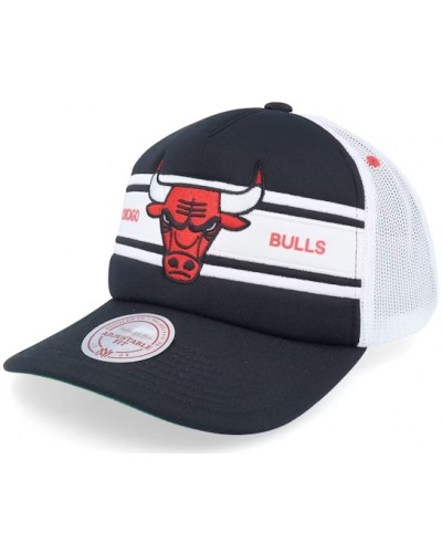 Gorra trucker Mitchell & Ness Chicago Bulls Sideline black white red