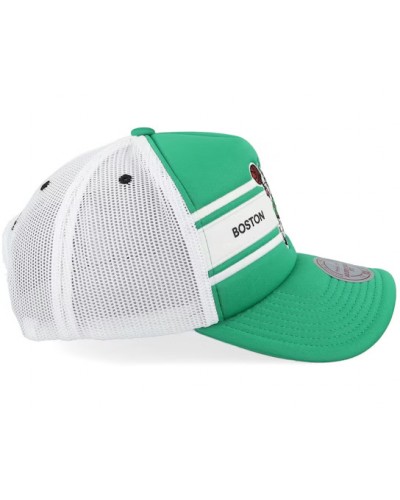 Gorra trucker Mitchell & Ness Celtics Sideline green white