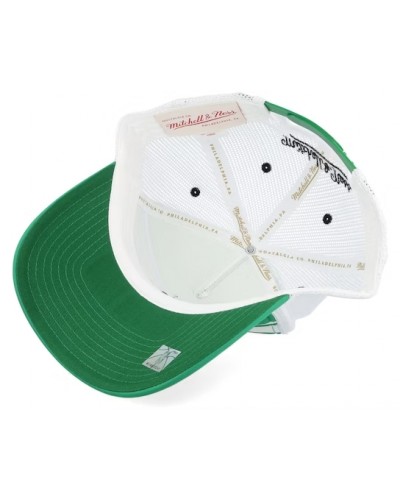 Gorra trucker Mitchell & Ness Celtics Sideline green white