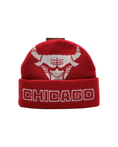 Gorro invierno Mitchell and Ness K.O. Chicago Bulls red