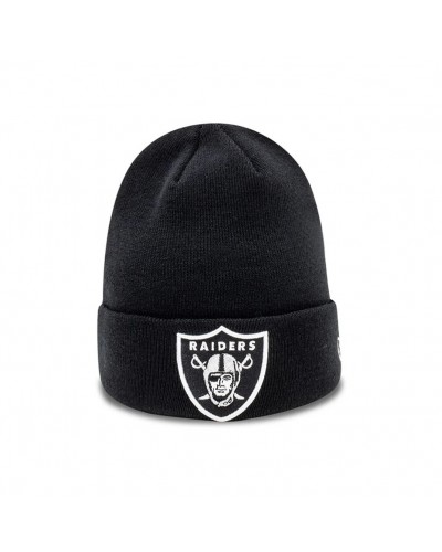 Gorro invierno New Era Las Vegas Raiders Essential Negro