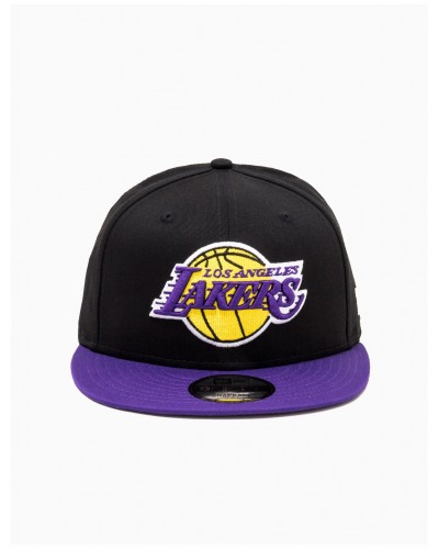 Gorra plana New Era Los Angeles Lakers black purple