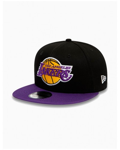 Gorra plana New Era Los Angeles Lakers black purple