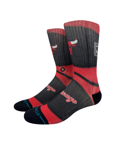 Calcetines Stance Chicago Bulls Mini Ball black red